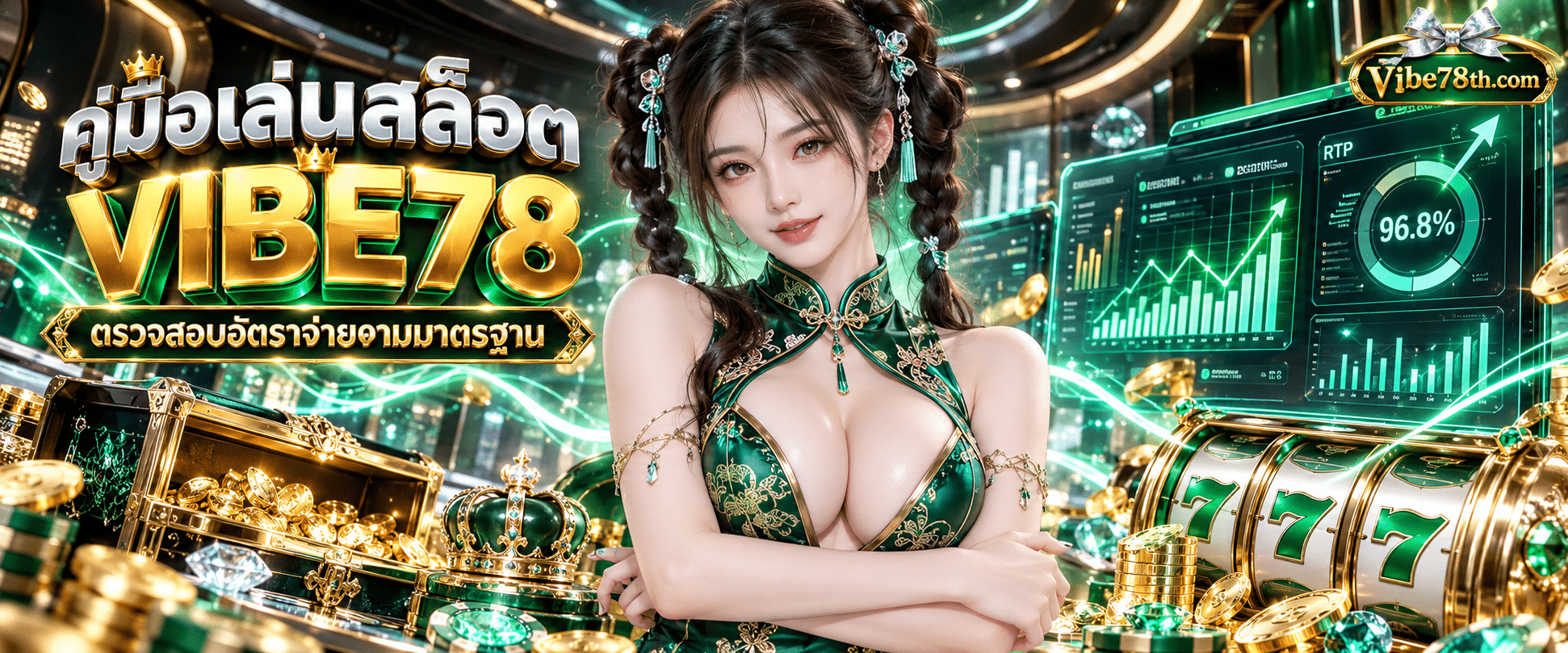 คู่มือแนะนำวิธีตรวจสอบอัตราจ่ายตามมาตรฐานสากลของเกมสล็อต VIBE78